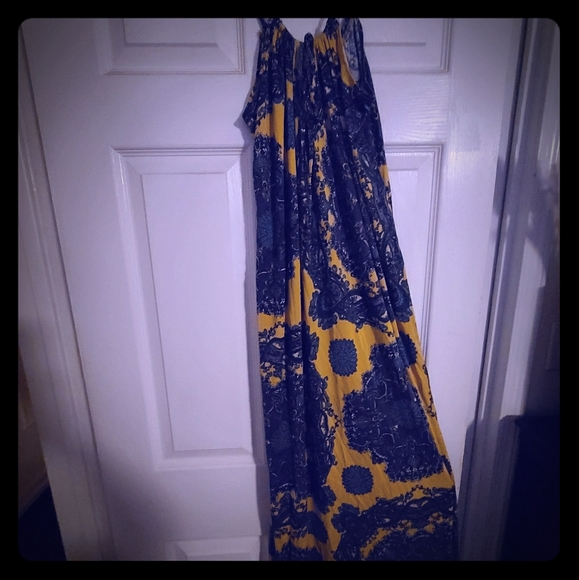 Nieves Lavi silk Maxi dress - Picture 1 of 3